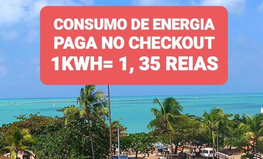 Na Beira Mar De Pajucara- Edif Neo- Apartamento Quarto E Sala- Tem Varanda - Vista Lateral Do Mar- Rua Julio Plech Filho 60 Esquina Com Avenida Doutor Antonio Gouveia - Consumo Eletrico E Pago No Ckeck-Out 1Kwh E 1,35 Reias Maceió Exterior foto